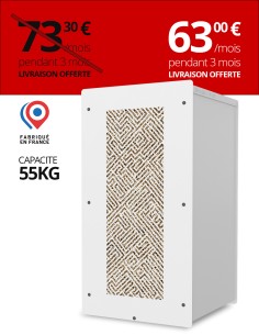 Granulebox 55kg blanc LABY : image