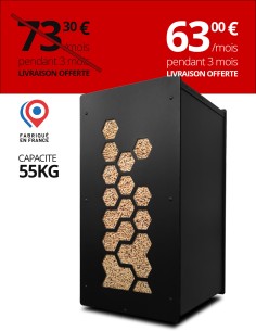 Granulebox 55kg noir OCTO : image