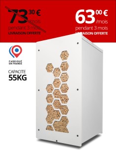 Granulebox 55kg blanc OCTO : image