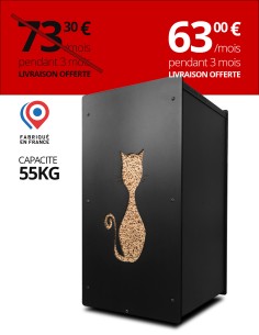 Granulebox 55kg noir FELIX : image