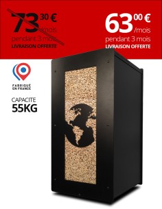 Granulebox 55kg noir WORLD : image
