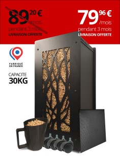 GROS PACK Granulebox 30Kg ARBRE NOIR : image