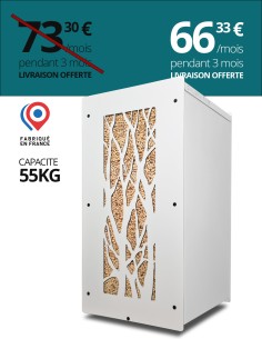 Granulebox 55kg blanc ARBRE : image