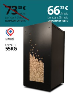 Granulebox 55kg noir NUMERIK : image