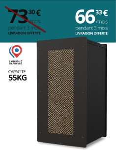 Granulebox 55kg noir LABY : image