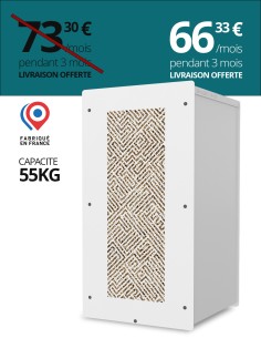 Granulebox 55kg blanc LABY : image
