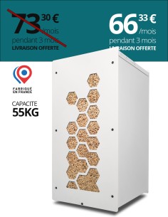 Granulebox 55kg blanc OCTO : image