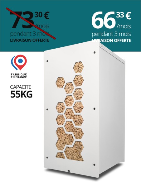 Granulebox 55kg blanc OCTO : image