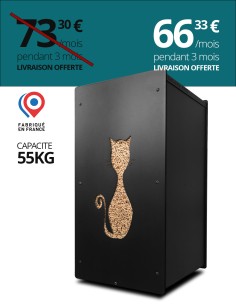 Granulebox 55kg noir FELIX : image