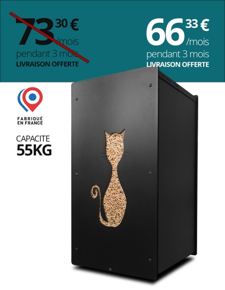 Granulebox 55kg noir FELIX : image
