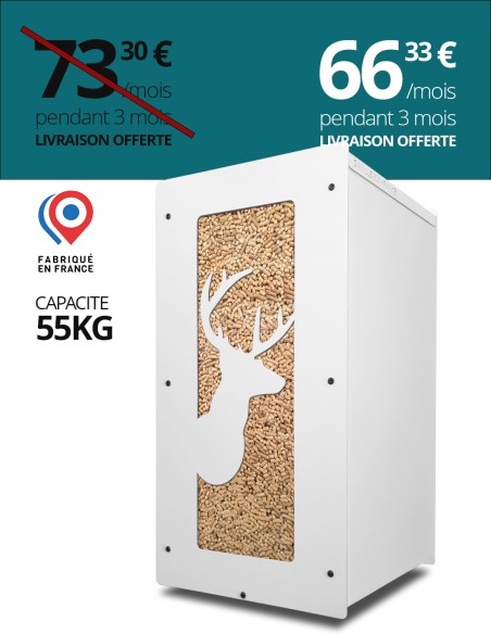Granulebox 55kg blanc CERF : image
