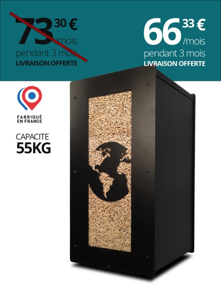 Granulebox 55kg noir WORLD : image