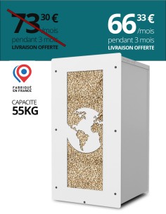Granulebox 55kg blanc WORLD : image