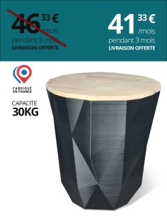 Meuble de stockage de granulés de bois 30kg