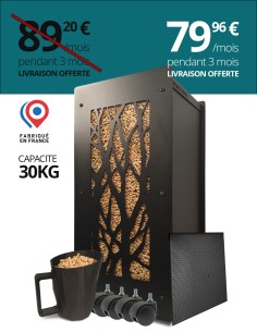 GROS PACK Granulebox 30Kg ARBRE NOIR : image