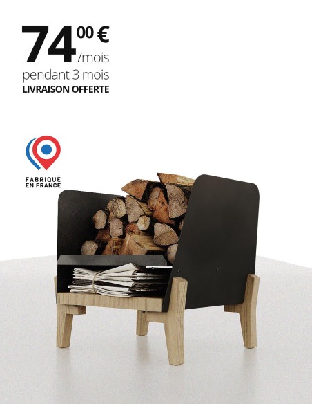 Rangement à bois AMI : image
