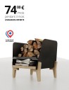 Rangement à bois AMI : image