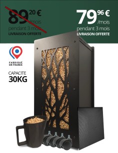 GROS PACK Granulebox 30Kg ARBRE NOIR : image