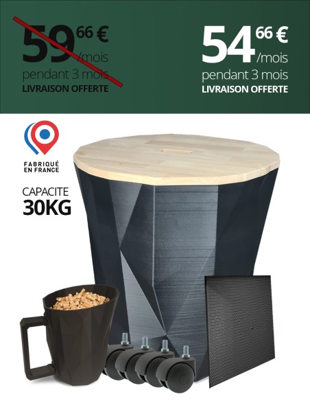 Gros pack stockage pellet 30Kg : image