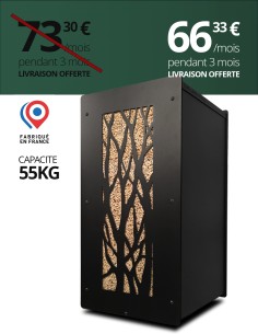Granulebox 55kg noir ARBRE : image