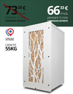 Granulebox 55kg blanc ARBRE : image