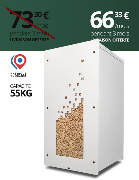 Granulebox 55kg blanc NUMERIK : image