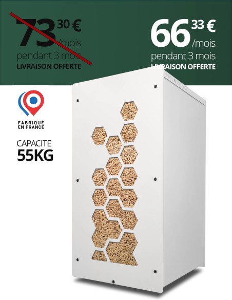 Granulebox 55kg blanc OCTO : image
