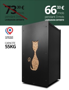 Granulebox 55kg noir FELIX : image