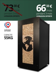 Granulebox 55kg noir WORLD : image
