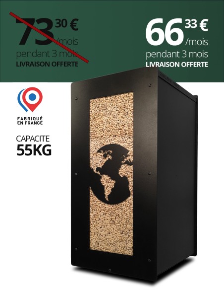 Granulebox 55kg noir WORLD : image