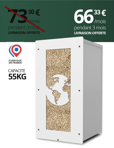 Granulebox 55kg blanc WORLD : image