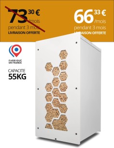 Granulebox 55kg blanc OCTO : image