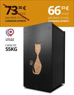Granulebox 55kg noir FELIX : image