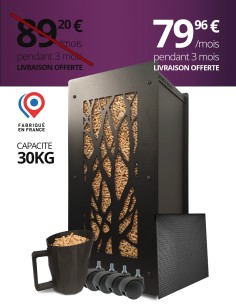 GROS PACK Granulebox 30Kg ARBRE NOIR : image