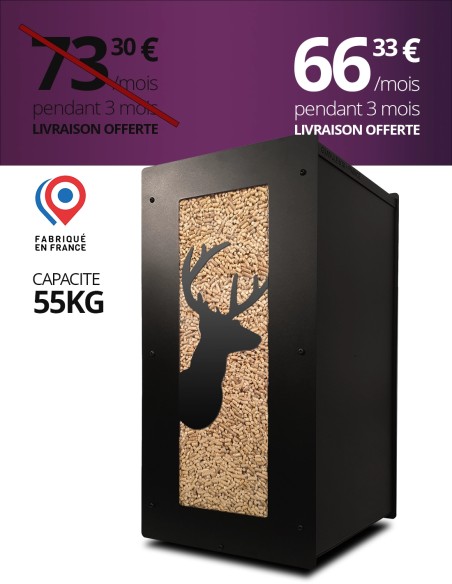 Granulebox 55kg noir CERF : image