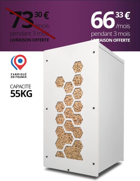Granulebox 55kg blanc OCTO : image