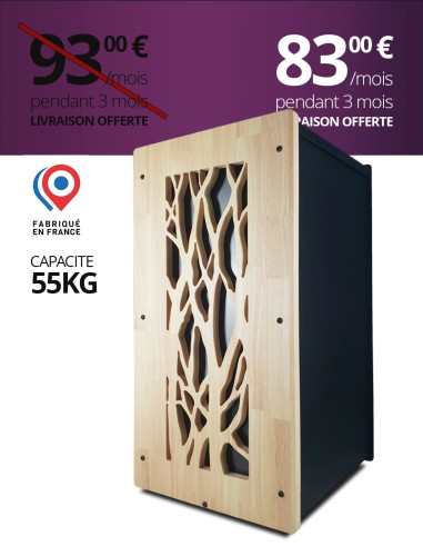 Wood pellet storage black tree EVEA 55kg : image
