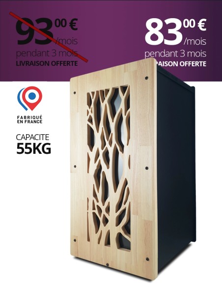 Wood pellet storage black tree EVEA 55kg : image