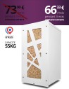 Wood pellet storage 55kg white Archi : image