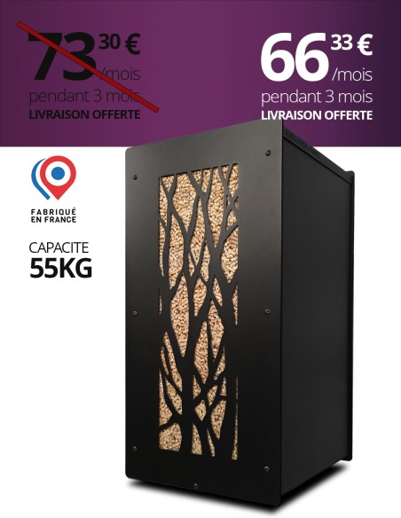 Granulebox 55kg noir ARBRE : image