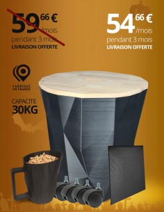 Gros pack stockage pellet 30Kg : image