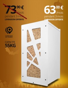 Granulebox 55kg blanc ARCHI : image