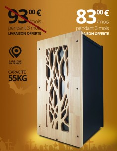 Wood pellet storage black tree EVEA 55kg : image