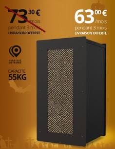 Granulebox 55kg noir LABY : image