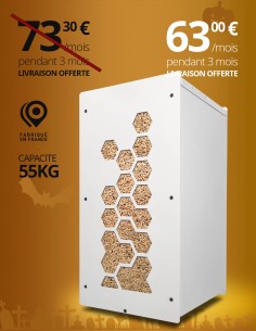 Granulebox 55kg blanc OCTO : image