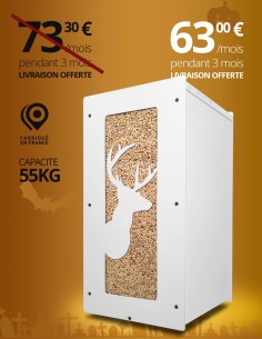 Granulebox 55kg blanc CERF : image