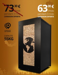 Granulebox 55kg noir WORLD : image