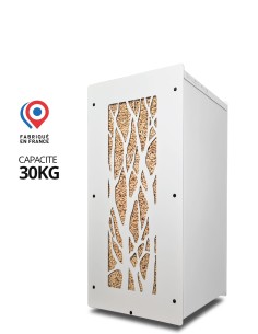 Wood pellet storage 30kg white Tree : image