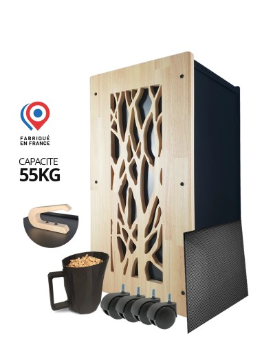 Rangement granulés de bois premium : image