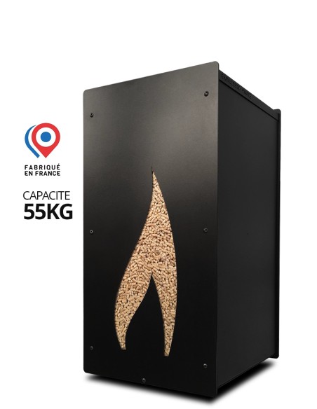 Granulebox 55kg noir FLAMME : image